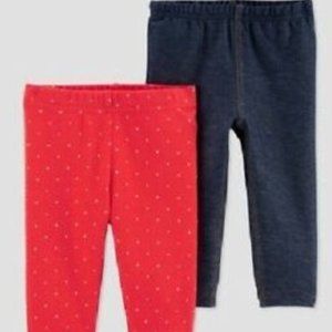 Baby Girl Newborn Poppy Leggings